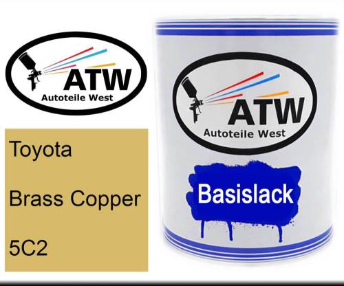 Toyota, Brass Copper, 5C2: 1L Lackdose, von ATW Autoteile West.